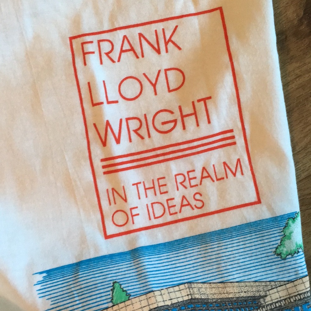 Rare vintage Frank Lloyd Wright T-shirt - Picture 8 of 8